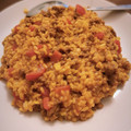 El cooksnap de Itziar cuando hizo Arroz con pimiento y carne picada.