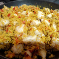 El cooksnap de Sandra cuando hizo Cuscús de pollo al curry.