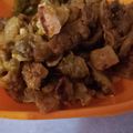 Shilpa Jain का कुकस्नैप जब उन्होंने करेले और प्याज़ की सब्जी (karele aur pyaz ki sabzi recipe in Hindi) बनाया था।