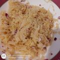 Cooksnap Dagmara Baran/Coś smacznego i niedrogiego z czasów, kiedy przygotował Surówka z kiszonej kapusty.