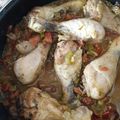 El cooksnap de Priscila cuando hizo Jamoncitos de pollo al chilindrón.