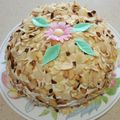 El cooksnap de MariaJoséLJ cuando hizo Tarta Sara de crema de chocolate blanco y mascarpone.