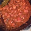 El cooksnap de Rosi Lauti Junior cuando hizo Tuco para pastas con salchichas parrilleras.