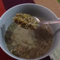 Cooksnap dari Selly Monshi untuk resep Bubur Kacang Hijau Jahe Pandan Hemat Gas (5.30.7)