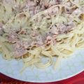 El cooksnap de Emilia Benítez cuando hizo Tallarines a lo Alfredo.