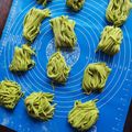 Cooksnap dari Sofie Hana untuk resep Mie hijau homemade sehat - lentur, kenyal & enak