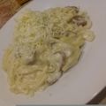 Cooksnap dari Allya Sachra untuk resep #19 Fettucine carbonara susu