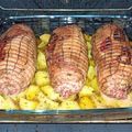 Cooksnap από Melina Zannaki στη συνταγή Ρολό κοτόπουλο με πατάτες και γλυκοπατάτες στον φούρνο