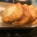 Girán Julcsi Cooksnap-ja, amikor elkészítette a(z) Duplán sajtos joghurtos lángos receptet.