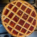El cooksnap de natali perez cuando hizo Pasta Frola.