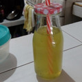El cooksnap de Reyna Hurtado cuando hizo Agua de espinaca y Limón.
