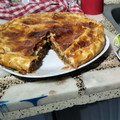 El cooksnap de daniel von braus cuando hizo Tarta de hojas y pencas de remolacha.