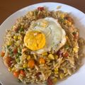 Cooksnap από Natalia P στη συνταγή Ρύζι με λαχανικά σάλτσα μουστάρδας και αυγό