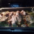 El cooksnap de rodrigo cuando hizo Merluza al horno con pimientos.