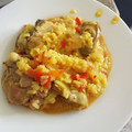 El cooksnap de Waltereli Vicentegalarza cuando hizo Arroz campero meloso de pollo.