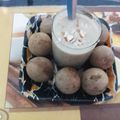 Sushma Sachin Sharma's cooksnap of when they made चिक्कू मिल्कशेक.