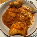 El cooksnap de Tatiana Sorroche cuando hizo Salsa de tomate con pollo.