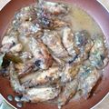 El cooksnap de Tatiana Mbek'nann cuando hizo Alitas de pollo al limón.