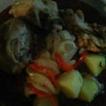 El cooksnap de Grisel Alegre cuando hizo Muslos de pollos con papas al horno.
