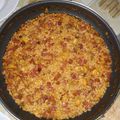 El cooksnap de modesto nieto arribas cuando hizo Arroz meloso de pollo, chorizo y jamón.