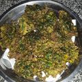 El cooksnap de Estefy Duarte cuando hizo Buñuelos de hojas de remolacha.