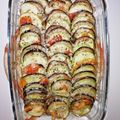 El cooksnap de M. Tapia cuando hizo Berenjena, calabacín y tomate con parmesano al horno.