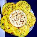 Juli Dave का कुकस्नैप जब उन्होंने पंजाबी मिस्सी रोटी (Punjabi missi roti recipe in Hindi) बनाया था।