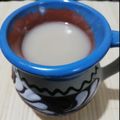 El cooksnap de Patty Briseño cuando hizo Atole de guayaba (con masa).