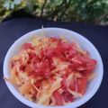 Beena Radia's cooksnap of when they made ટામેટા ગાજર સલાડ (Tomato Gajar Salad Recipe In Gujarati).