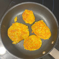 El cooksnap de Karol cuando hizo Hamburguesas de calabacín y zanahoria.