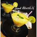 Swati Bharadwaj's cooksnap of when they made Mango lassi.