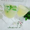 صورة من 🍓🍓أم آدم ويوسف💚وصفات أمي الغالية، شاركها بعد تجربة وصفة عصير الليمون بنكهة مبشور الليمون والنعناع 💚