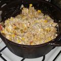 El cooksnap de ale cuando hizo Guisito de arroz con pollo y choclo.