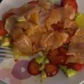 El cooksnap de Soraya Mateos cuando hizo Tartar de salmón marinado con aguacate y fresas.