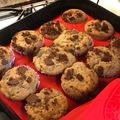 El cooksnap de 🌸 Carolita 🌸 cuando hizo Muffin de vainilla con chips de chocolate y un "touch" de Nutella.