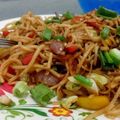 Disha Prashant Chavda's cooksnap of when they made ચાઈનીઝ હક્કા નુડલ્સ (Chinese Hakka Noodles Recipe In Gujarati).