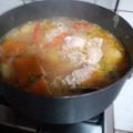 El cooksnap de Maria Paz Dominguez/ @pacitamama en instagram cuando hizo Cazuela de pava con chuchoca.