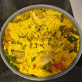 El cooksnap de INMA BLAYA cuando hizo Paella de pollo y costilla.