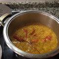 El cooksnap de david cuando hizo Arroz con bogavante.