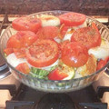 El cooksnap de Soledad Sarasola cuando hizo Merluza al horno cubierta de vegetales.