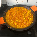 El cooksnap de santi cuando hizo Arroz a banda con all y oli.