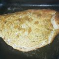 El cooksnap de Jorge Gonzalez Collazo cuando hizo Calzone de carne, queso y jamón.