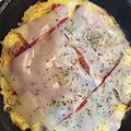 El cooksnap de Marieta cuando hizo Tortilla francesa pizza.