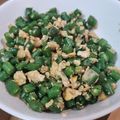 รูป Cooksnap ของ ครัวนุ้งแคท เมื่อเขาทำ ถั่วแขกผัดไข่