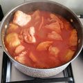 El cooksnap de María Teresa Sologuren cuando hizo Estofado de pollo.