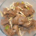 Haleema sadia's cooksnap of when they made Butt Mutton Karahi 😋❤🍲.