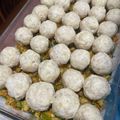 صورة من إحسان الشقيري، شاركها بعد تجربة وصفة كرات البطاطس مع الدجاج والكريمه