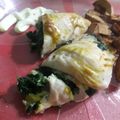 El cooksnap de Nayla Belen Sosa cuando hizo Rollitos de pollo con espinaca.
