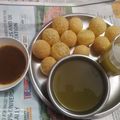 Vaishali Arora's cooksnap of when they made Golgappe Ka khata paani.