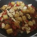 El cooksnap de ana maria liñán cuando hizo Pollo con piña.